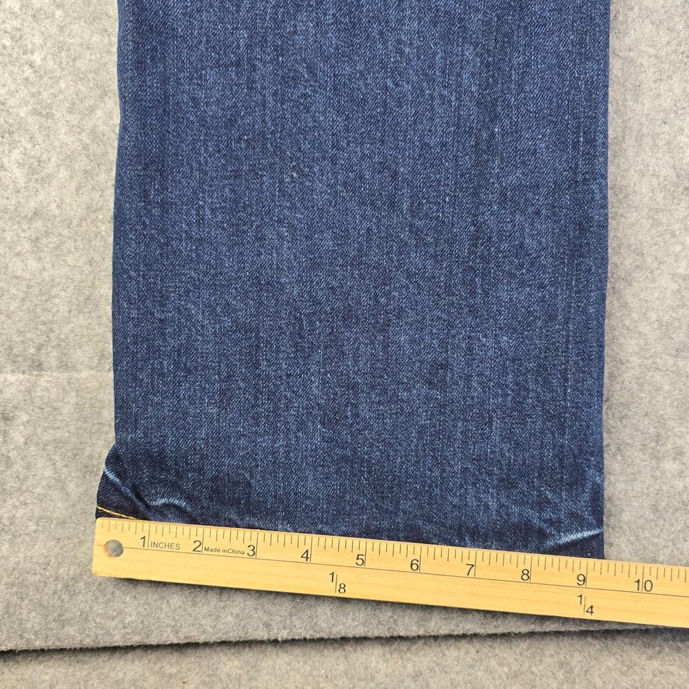 Ocean Pacific OP Mens Bootcut Jeans Dark Wash Blue Denim 38x28 - Picture 8 of 11